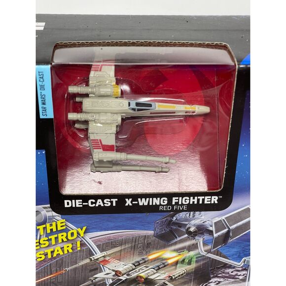 Hot Wheels Star Wars Death Trench Run Playset X-Wing Fighter Five #41258 SEALED - Picture 6 of 8